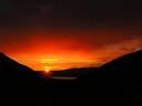 First glimpse of the sun. 6:23 a.m.